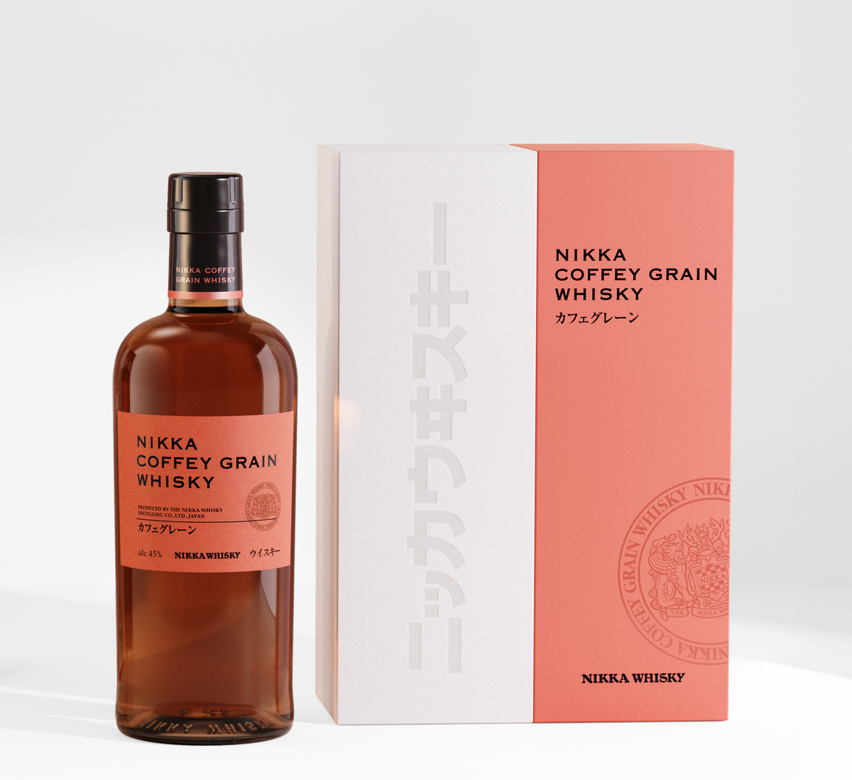 Nikka Coffey Grain med två highballglas
