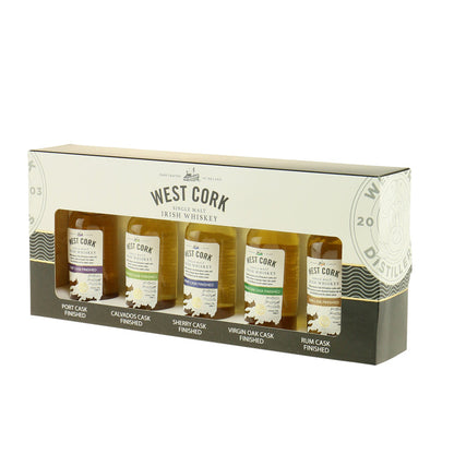 West Cork Cask Finishes – Provsmakningsset 5 × 5 cl