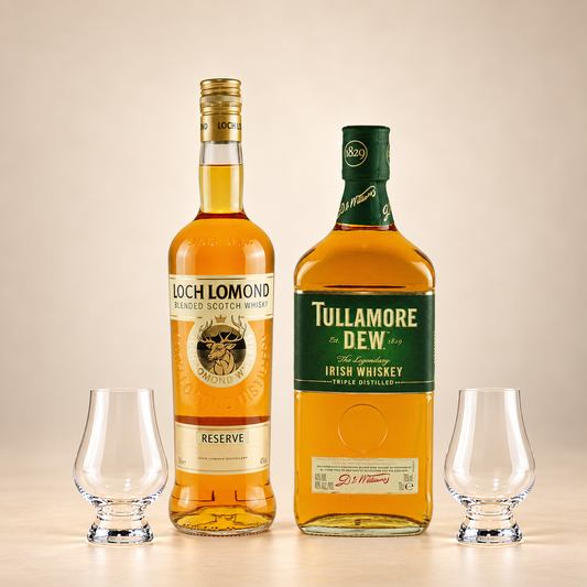 Födelsedagsfavorit – Loch Lomond & Tullamore med glas