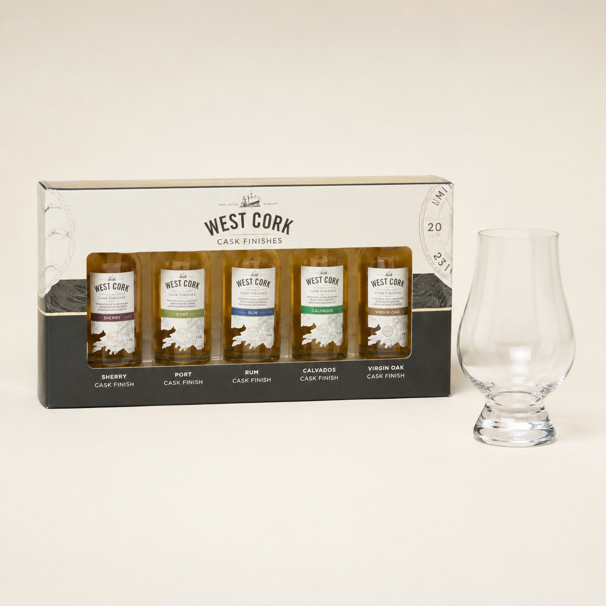 West Cork Cask Finishes – Provsmakningsset 5 × 5 cl