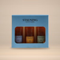 Stauning provsmakning – Høst, Rye & Røg 3 × 5 cl